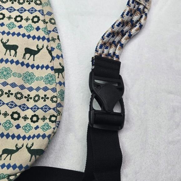 KAVU Rope Sling Crossbody Backpack Bag Wilderness Deer Scene, EUC - Picture 5 of 7
